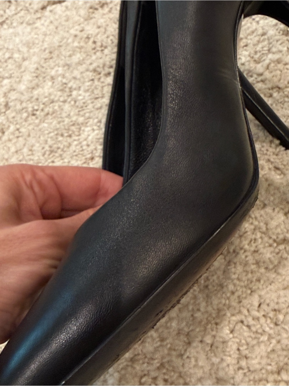 Balenciaga Black Leather Pumps IT37 - Picture 12 of 16